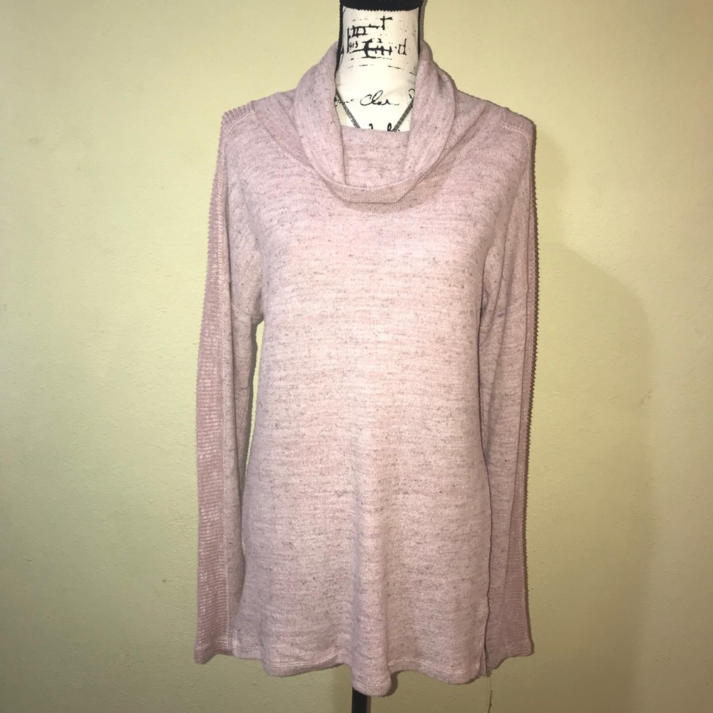 Harmony and Balance Shirt Sweater Heather Pink